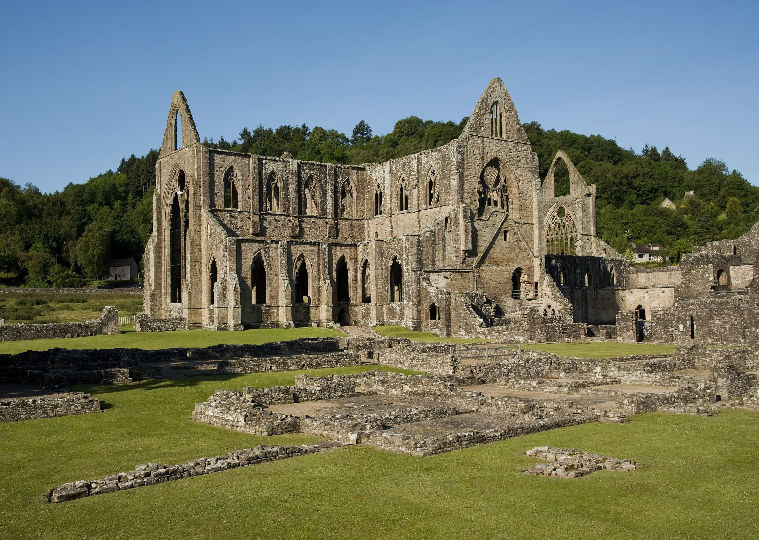 Tintern Abbey, Monmouthshire, Wales, UK