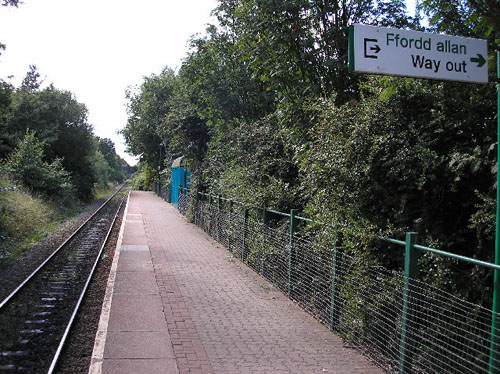 Birchgrove Railway Station, Wales, UK