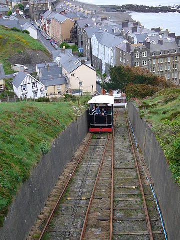 Aberystwyth Cliff Railway, Wales, UK