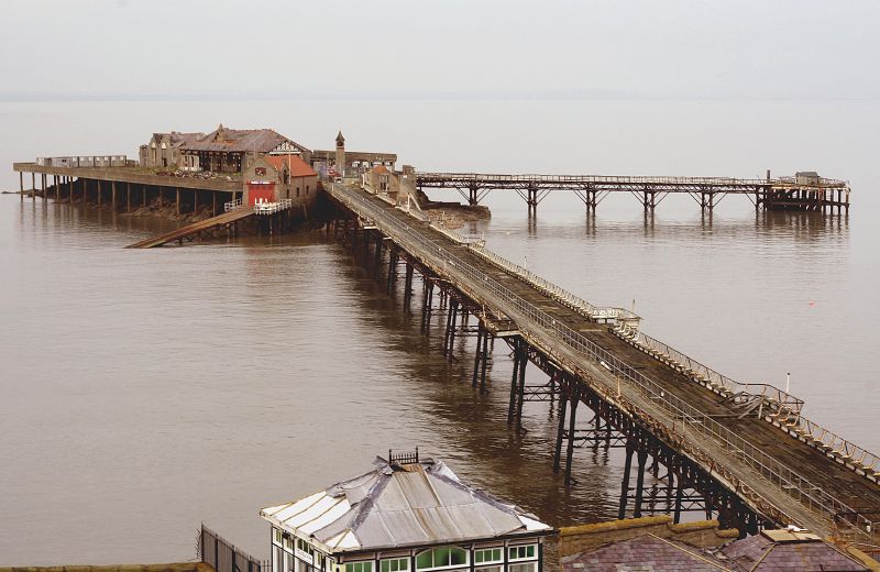 Birnbeck Pier, Weston-super-Mare, North Somerset, England