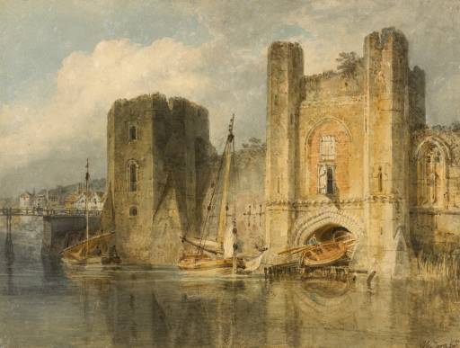 Newport Castle circa 1796 by Joseph Mallord William Turner 1775-1851