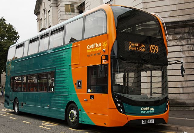 Cardiff Bus, Wales, UK