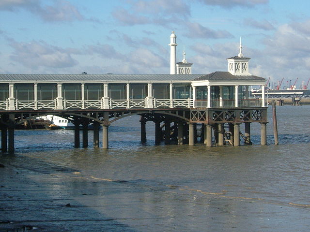 Gravesend Town Pier, Kent, UK