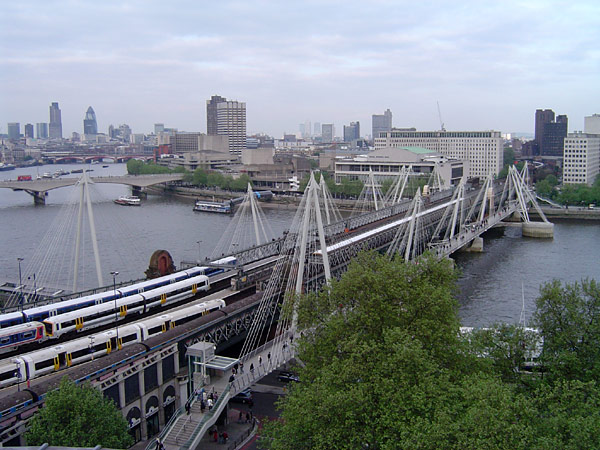 Hungerford Bridge, London, UK