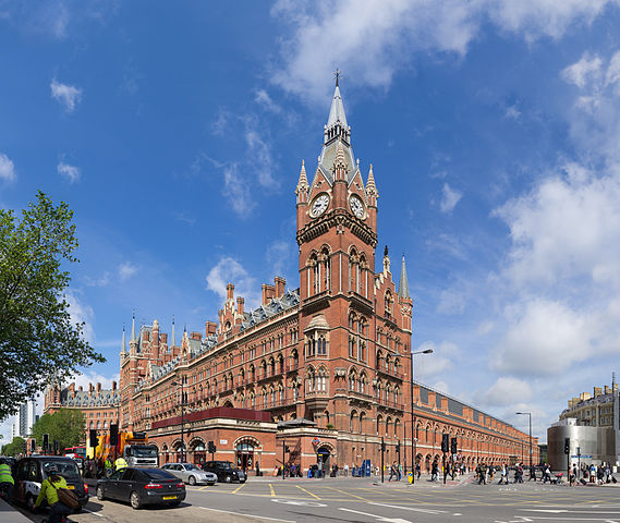 St Pancras International Railway Station, London, UK