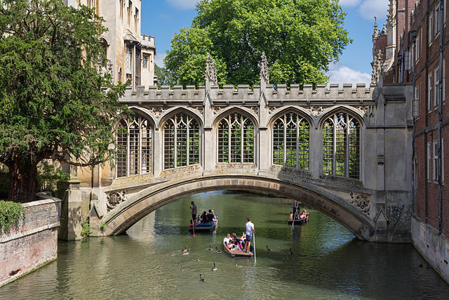 Bridge of Sighs (Cambridge), England, UK