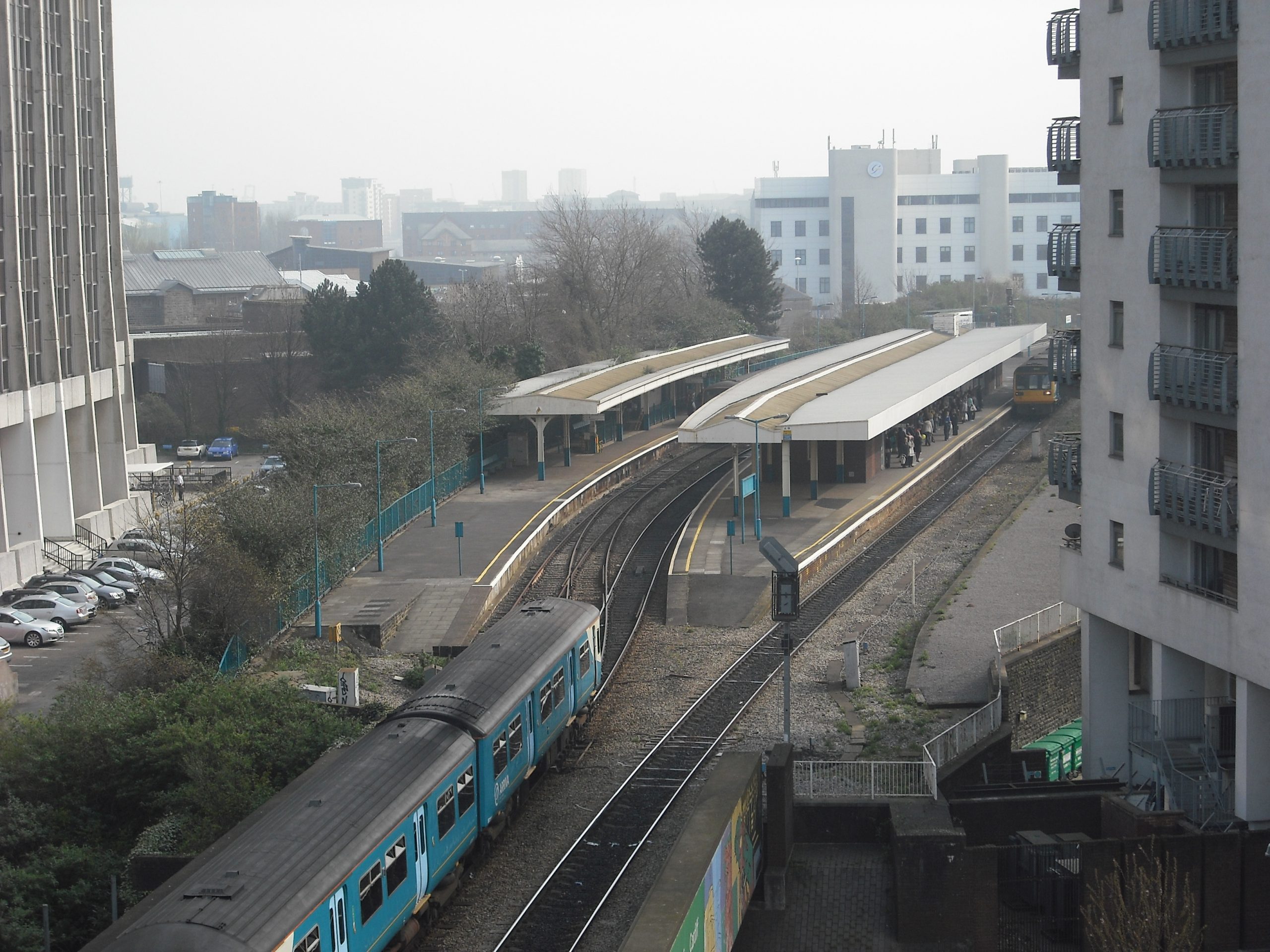 Cardiff Queen Street Train Station, Wales, UK