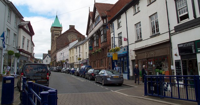 Abergavenny (Y Fenni), Wales, UK