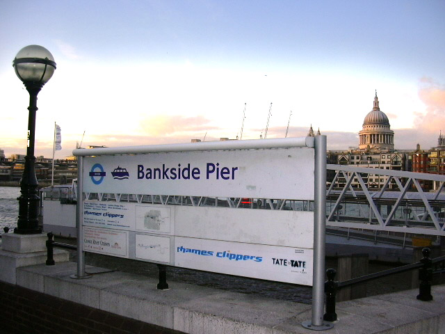 Bankside Pier, London – LandmarkLocation.com