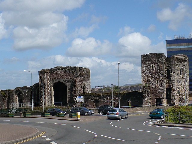 Newport Castle, Wales, UK