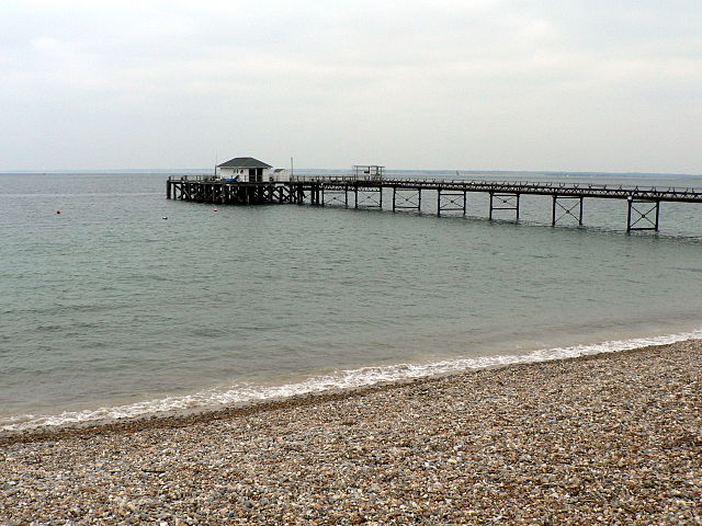 Totland Pier, Totland Bay, Isle of Wight, UK