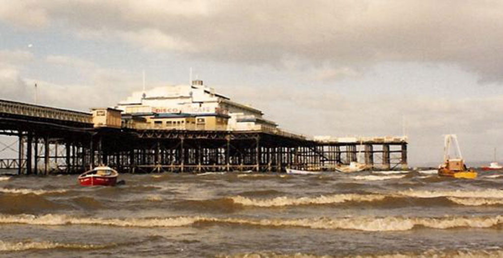 Morecambe Central Pier, Lancashire, UK